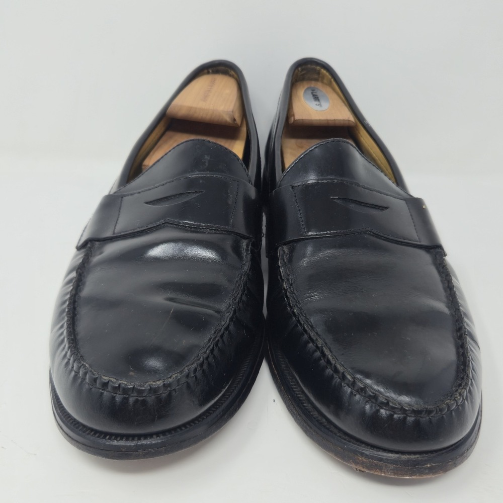 Brooks Brothers Mens Black Leather Penny Loafers Size 12 D Slip On Dress Shoes - Picture 13 of 16
